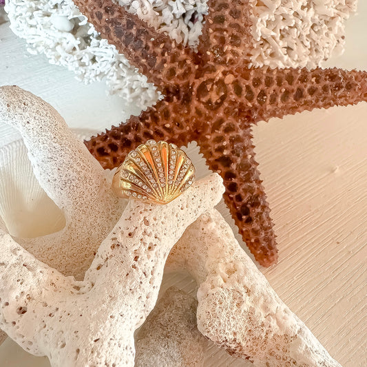 Seashell Spark Ring