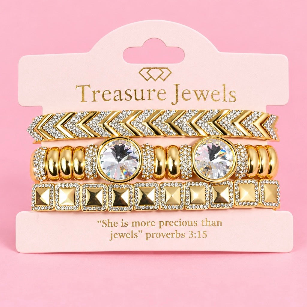 Crystal Luxe Power Stack Set