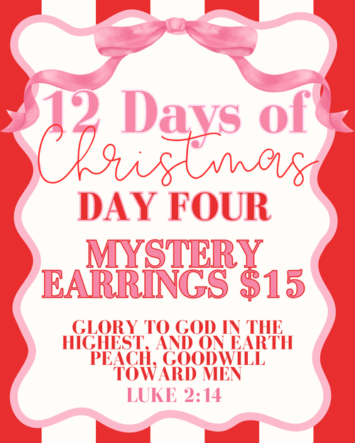 12 DAYS OF CHRISTMAS MYSTERY EARRING