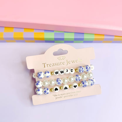 WWJD Bracelet Set