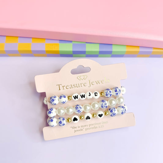WWJD Bracelet Set