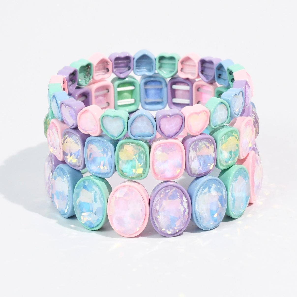 Pastel Hearts Stack Set