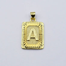 Load image into Gallery viewer, Medallion Initial Charm
