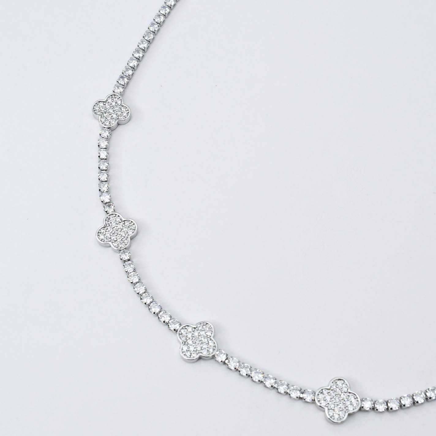 Amelia Radiance Silver Necklace