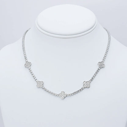 Amelia Radiance Silver Necklace