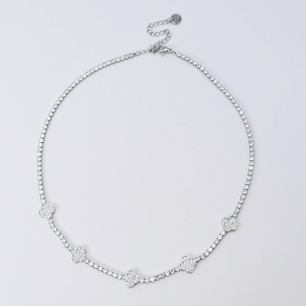 Amelia Radiance Silver Necklace