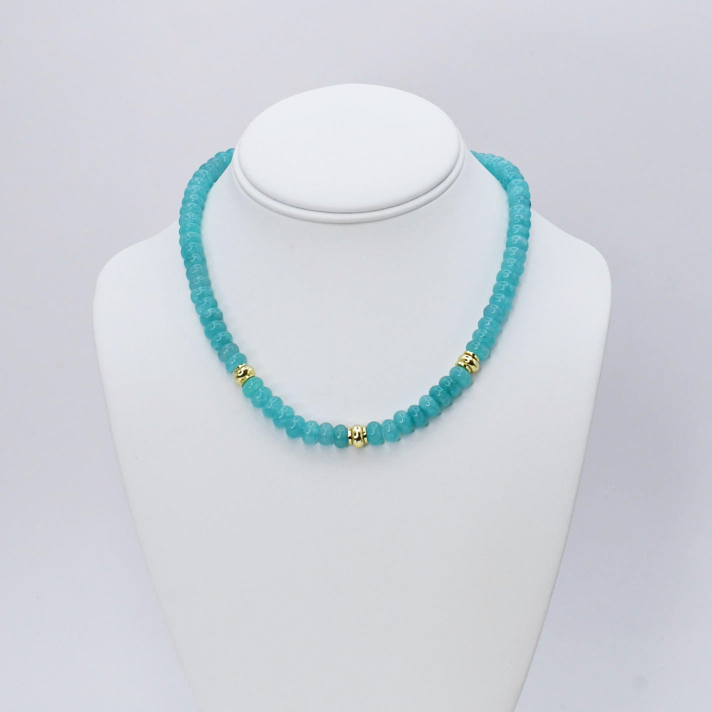 Aqua Girl Gemstone Necklace