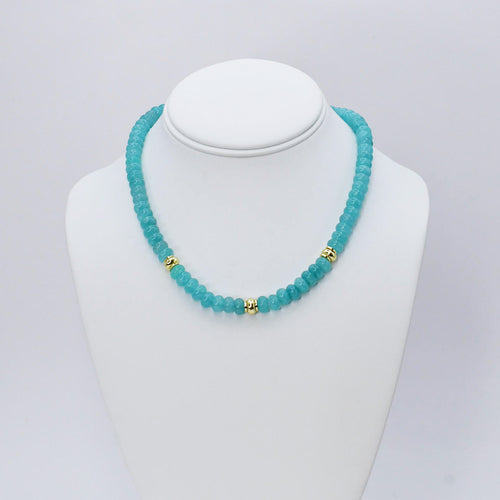 Aqua Girl Gemstone Necklace