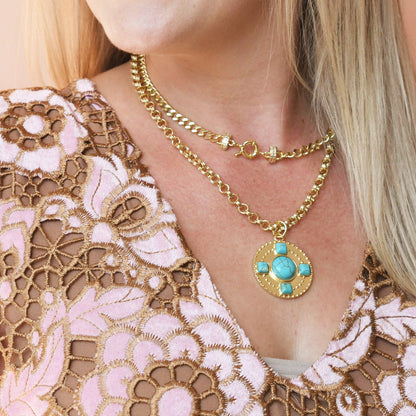 Azure Pendant Necklace
