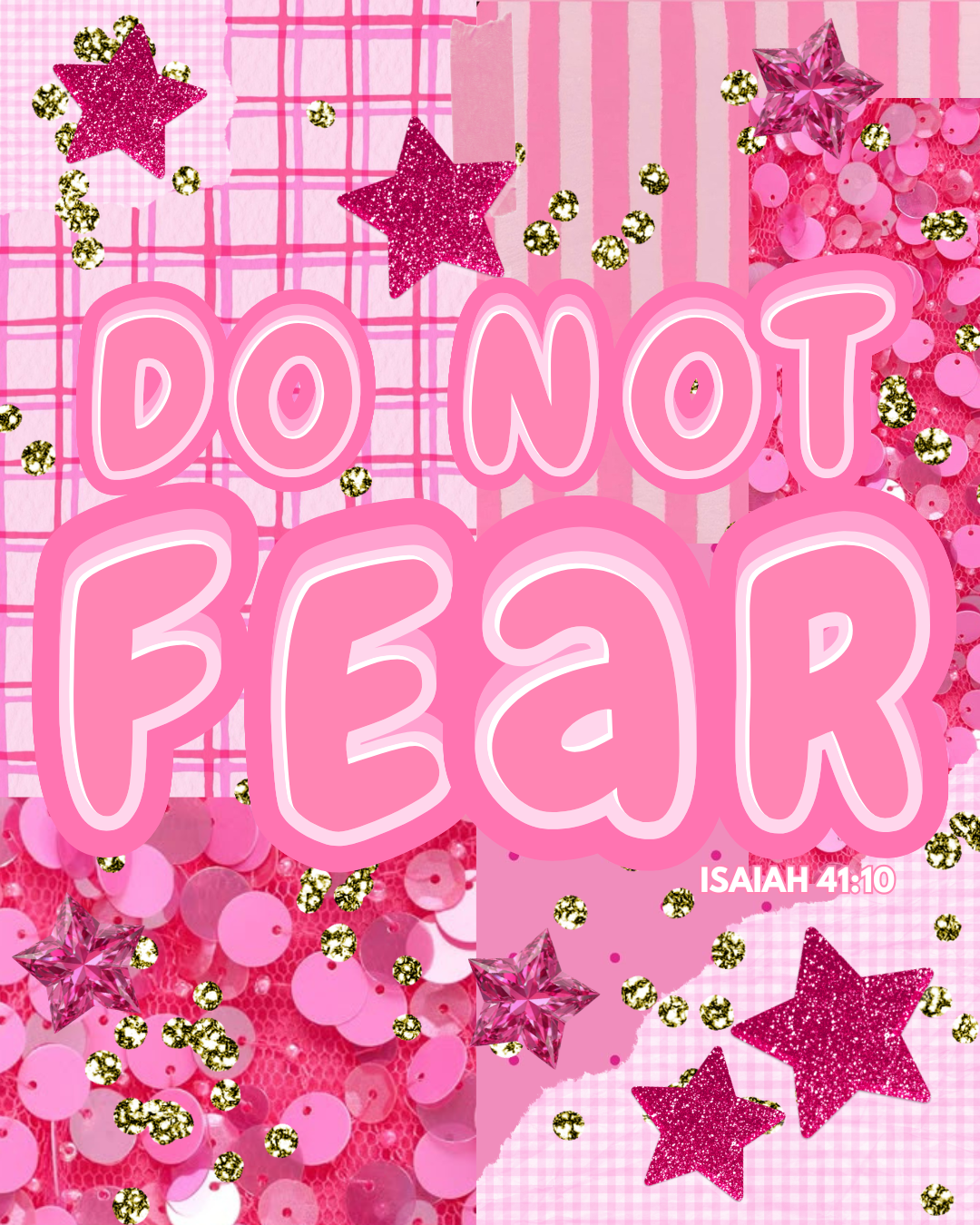 Isaiah 41:10 Gold Necklace