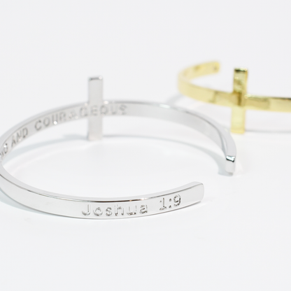 Be Strong And Courageous Bangle