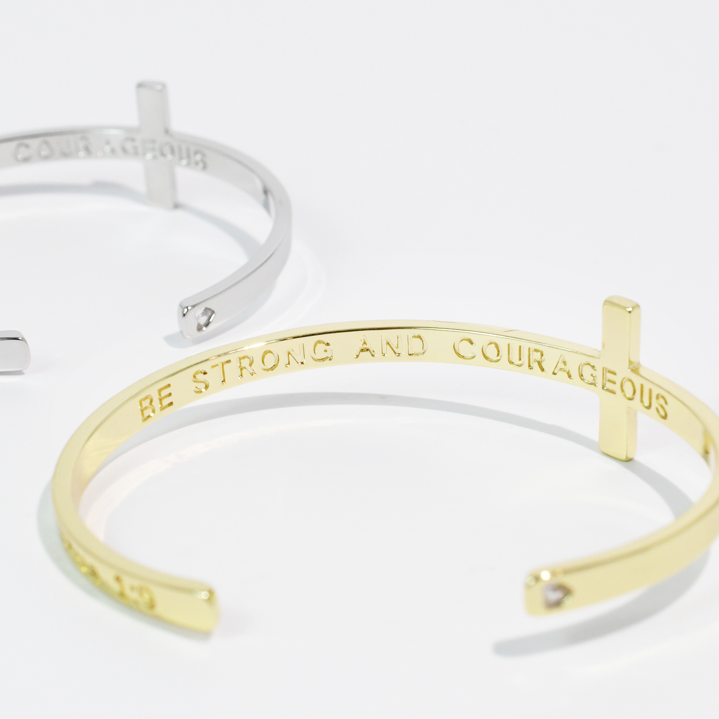 Be Strong And Courageous Bangle