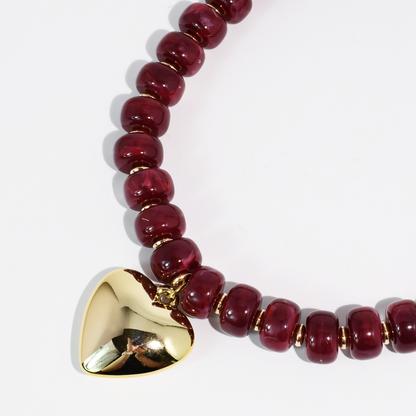 Beloved Burgundy Necklace