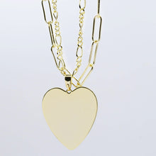 Load image into Gallery viewer, Big Heart Double Chain J41
