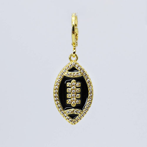 Black Football Charm CH-339