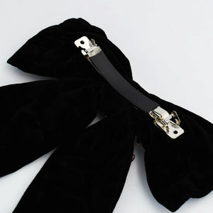 Black Multi Jeweled Bow