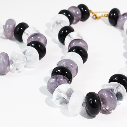 Black/Grey Sugar Bead Set