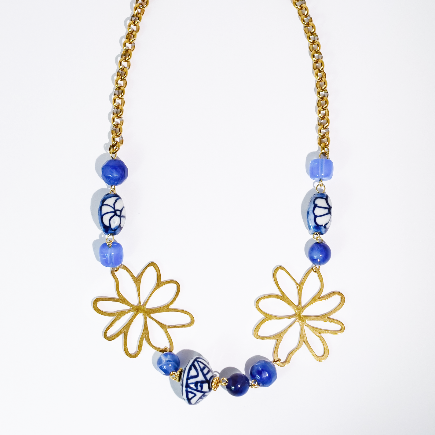 Blue Bloom Necklace