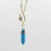 Load image into Gallery viewer, Blue Crystal Pendant L9

