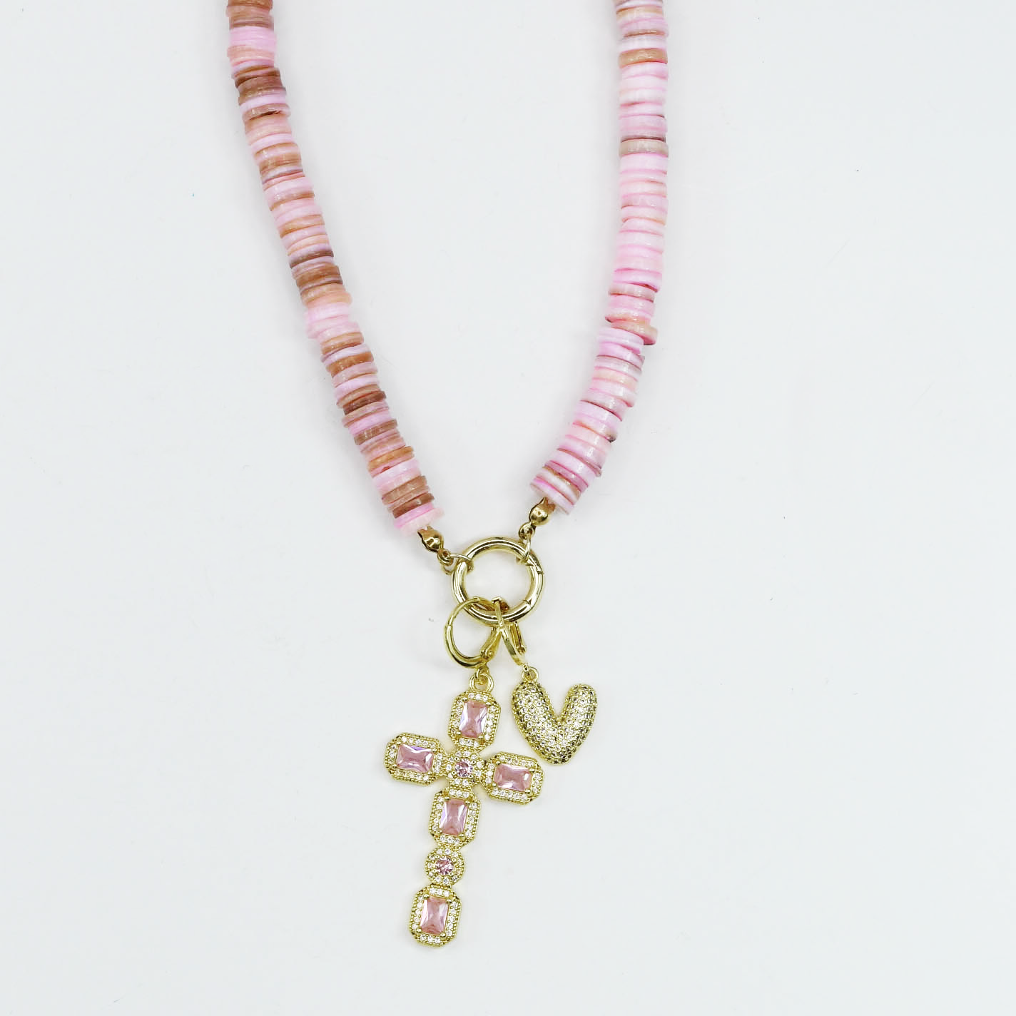 Blush Grace Charm Necklace
