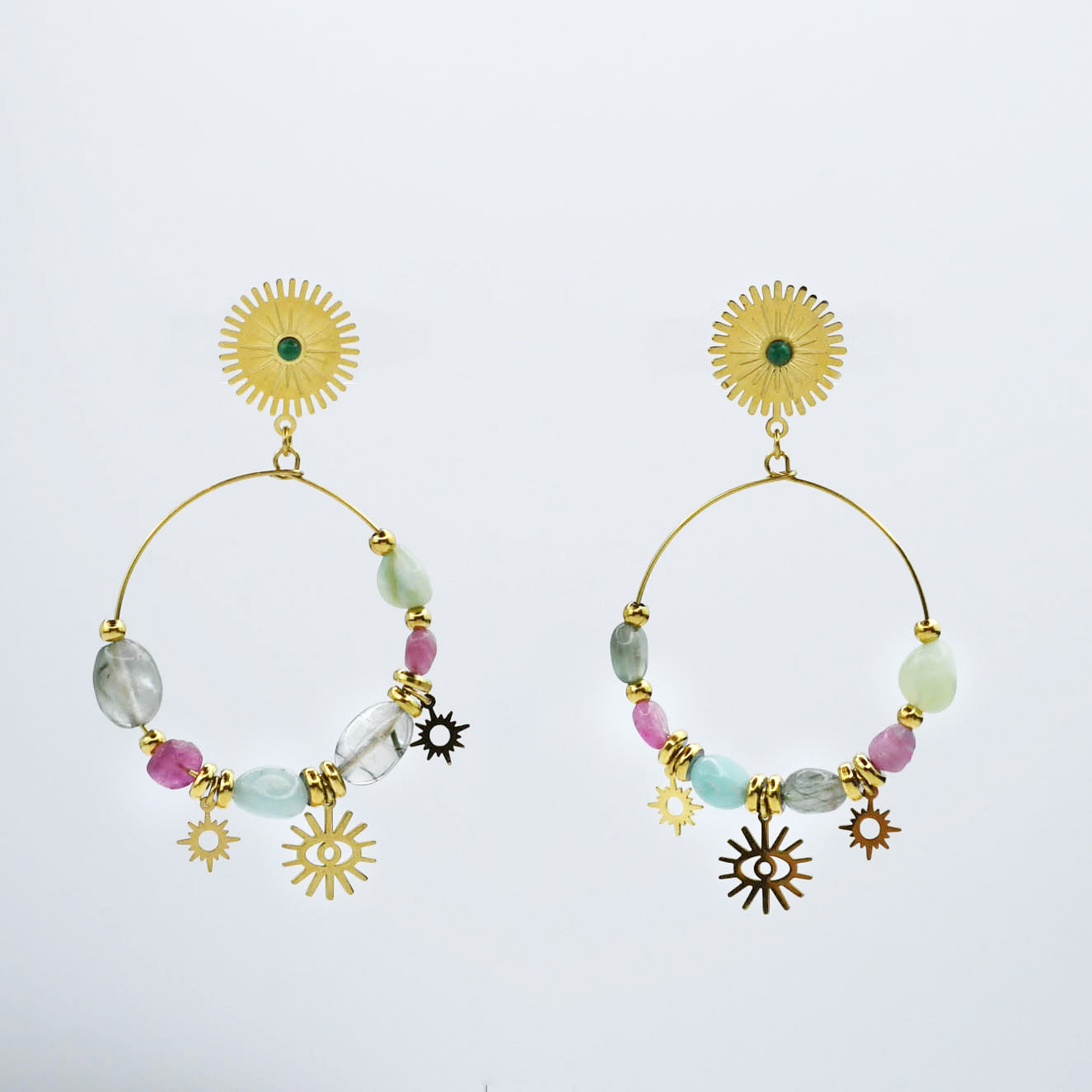 Boho Sunshine Hoops