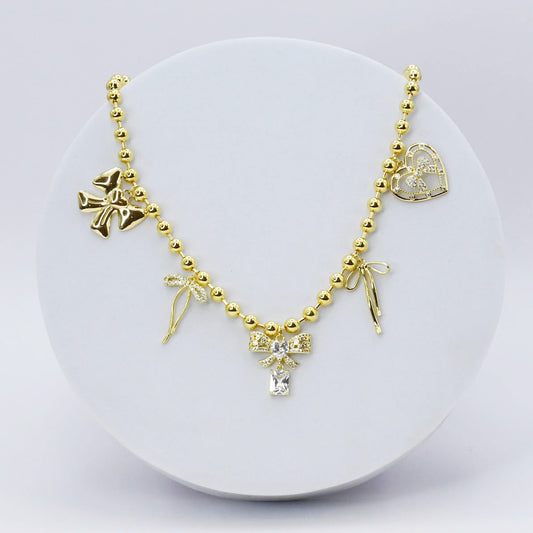 Queen of Bows Necklace