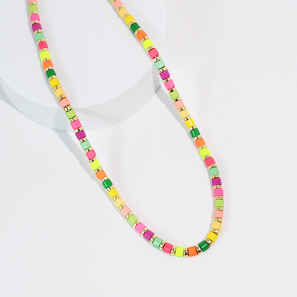 Bright Tile Necklace