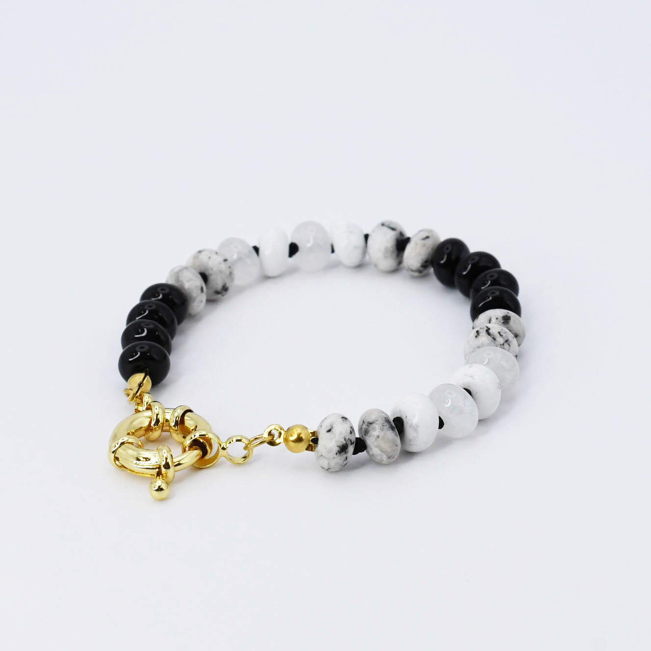 Brooke Bracelet Black and White K9