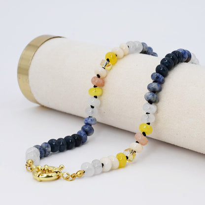 Brooke Navy Gold Gemstone N21