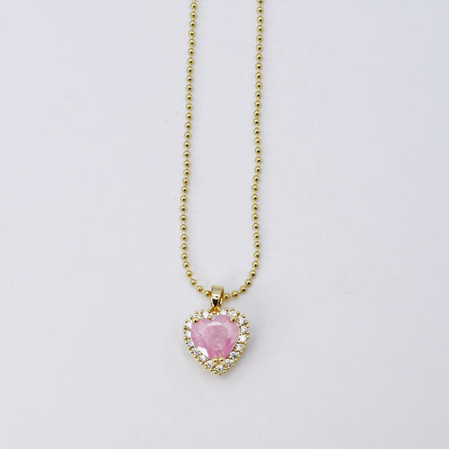 Carly Heart Necklace J22