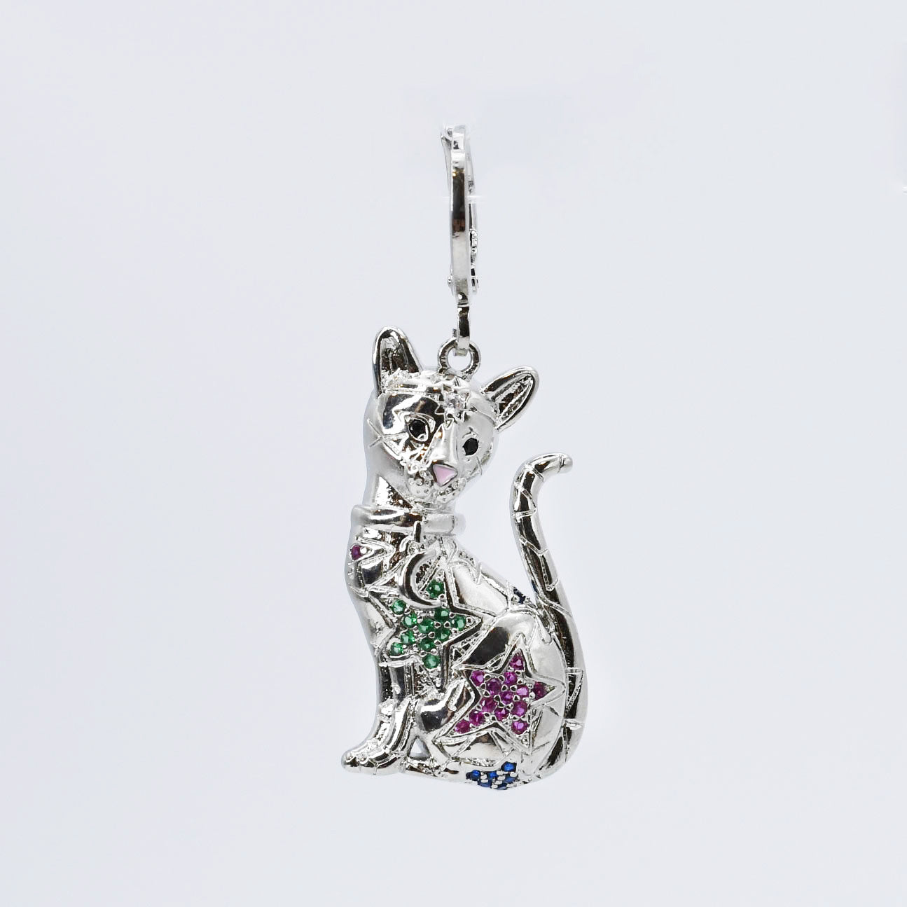 Cat Stellar Charm Silver CH-269