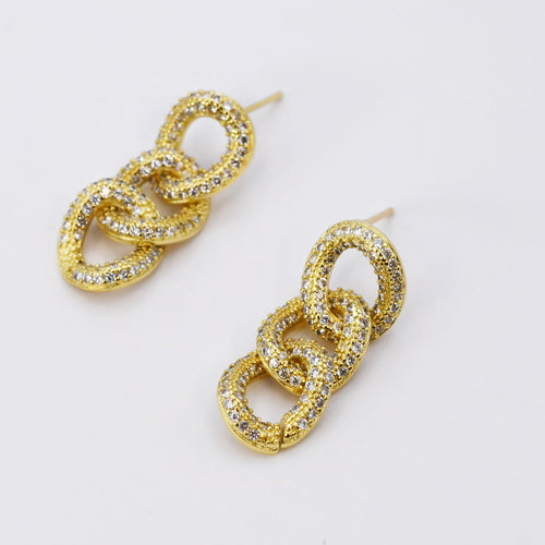 Chain of Sparkles Earrings G10