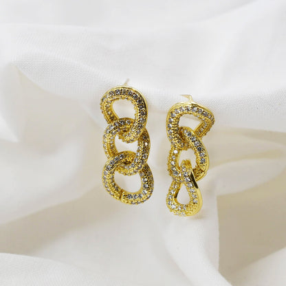 Chain of Sparkles Earrings G10