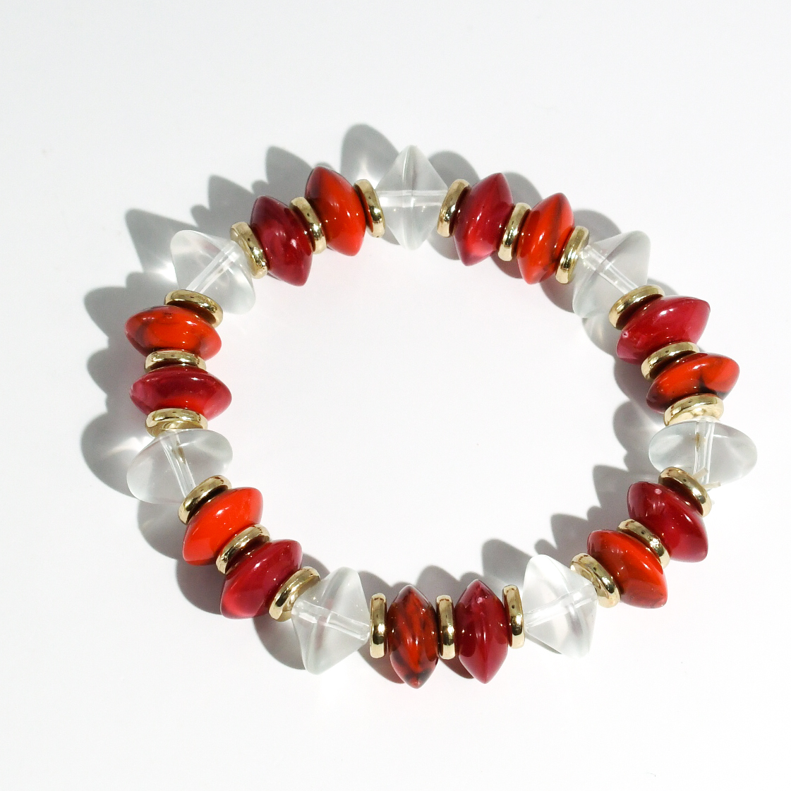 Cherry Pop Beaded Bracelet