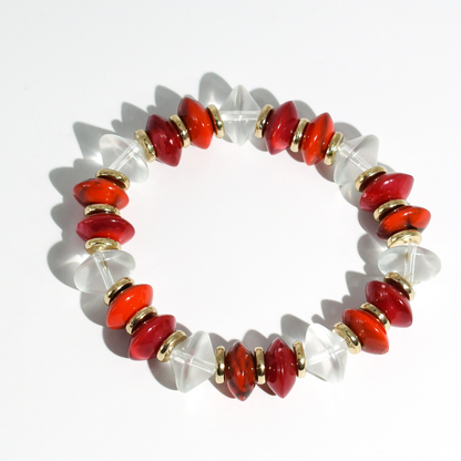 Cherry Pop Beaded Bracelet
