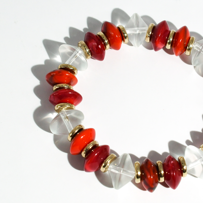 Cherry Pop Beaded Bracelet