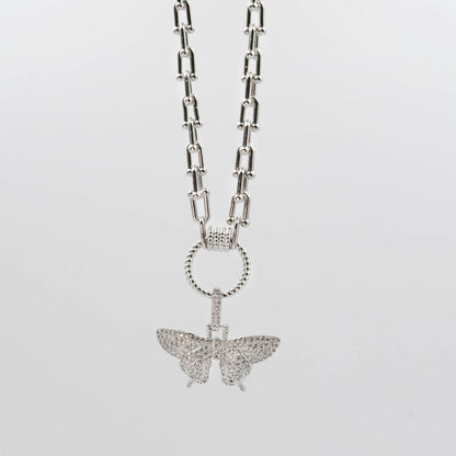 Clip Butterfly Silver J43