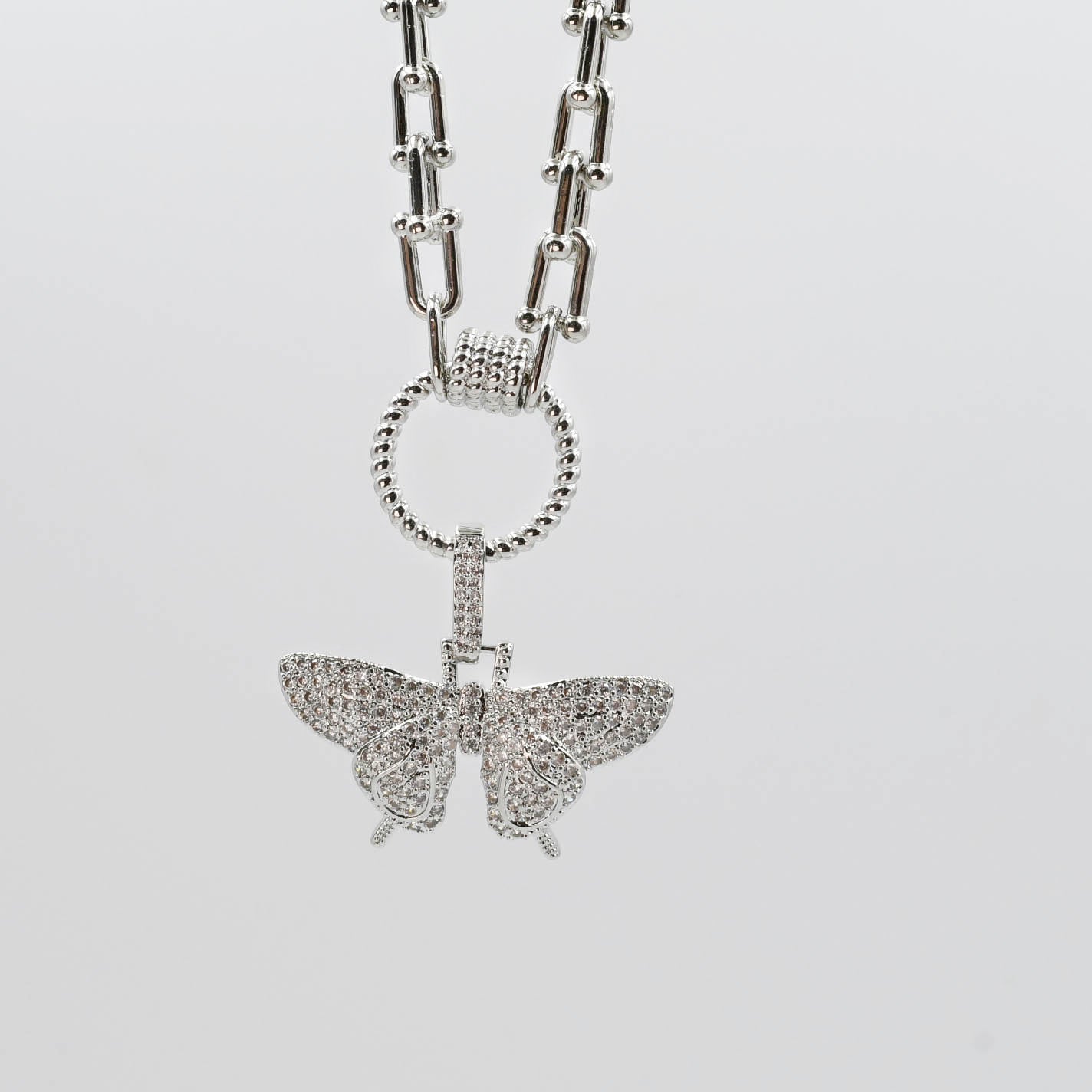 Clip Butterfly Silver J43