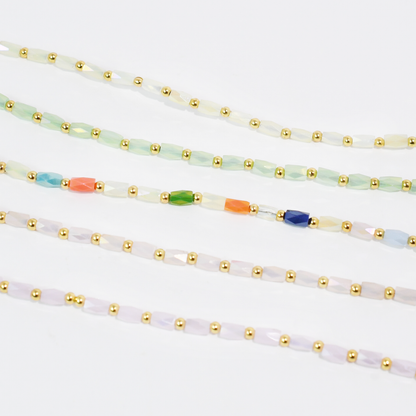 Coastal Bloom Beads Necklace