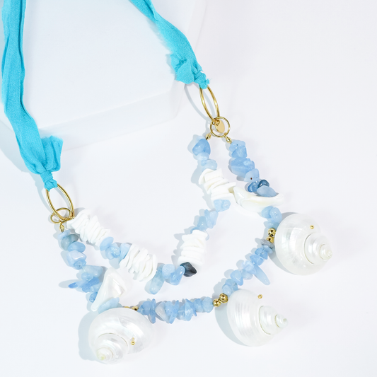 Coastal Glam Statement Necklace