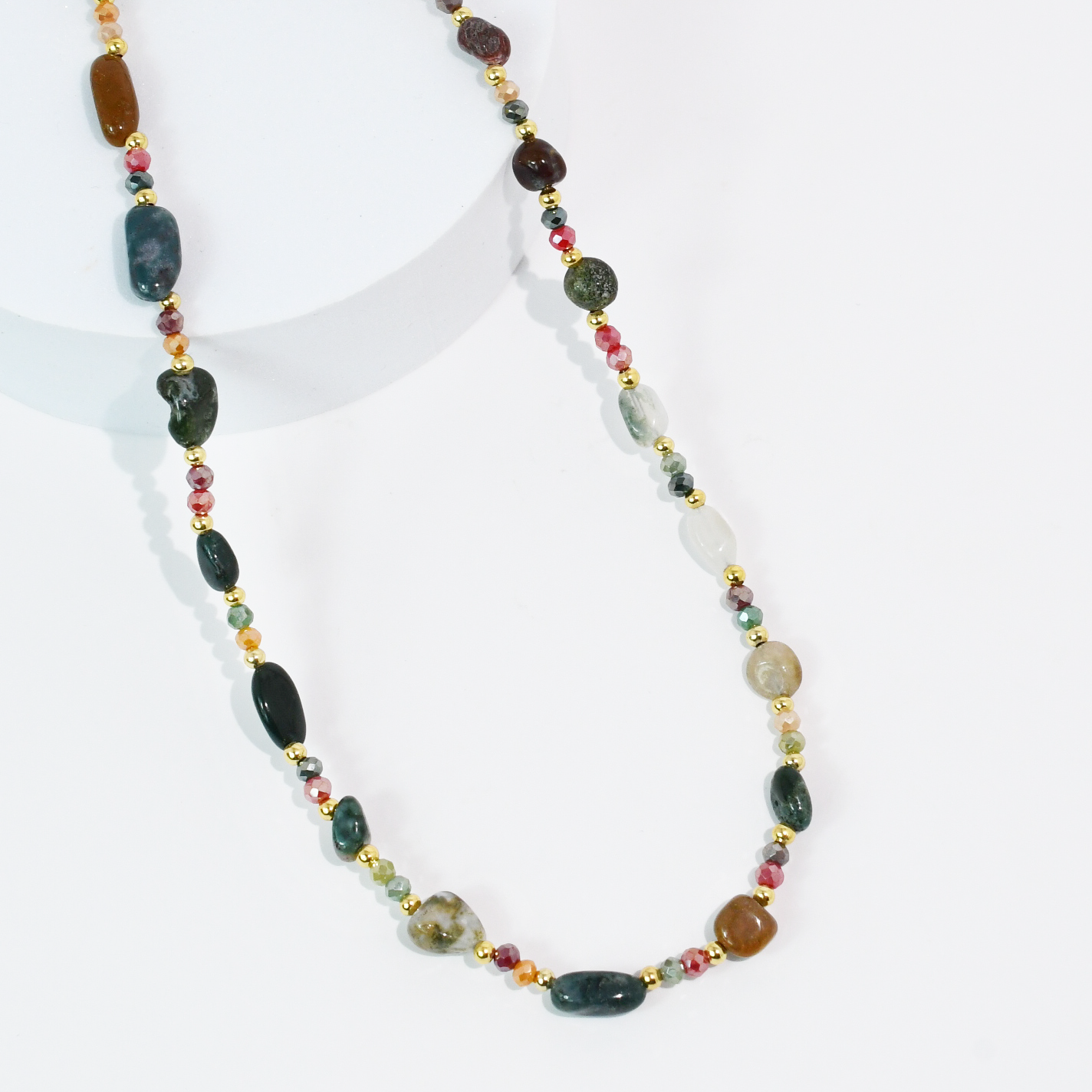 Colors of Autumn Beads Necklace