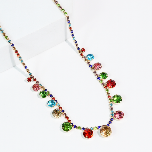 Confetti Crystals Necklace