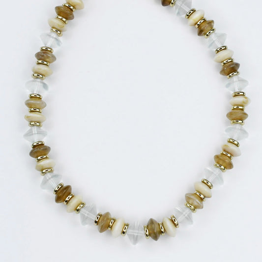 Cream Pop Beaded Necklace