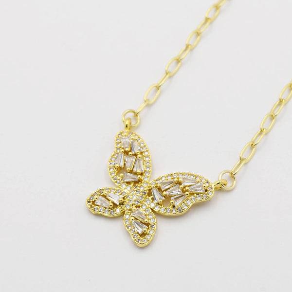 Crystal Butterfly Gold