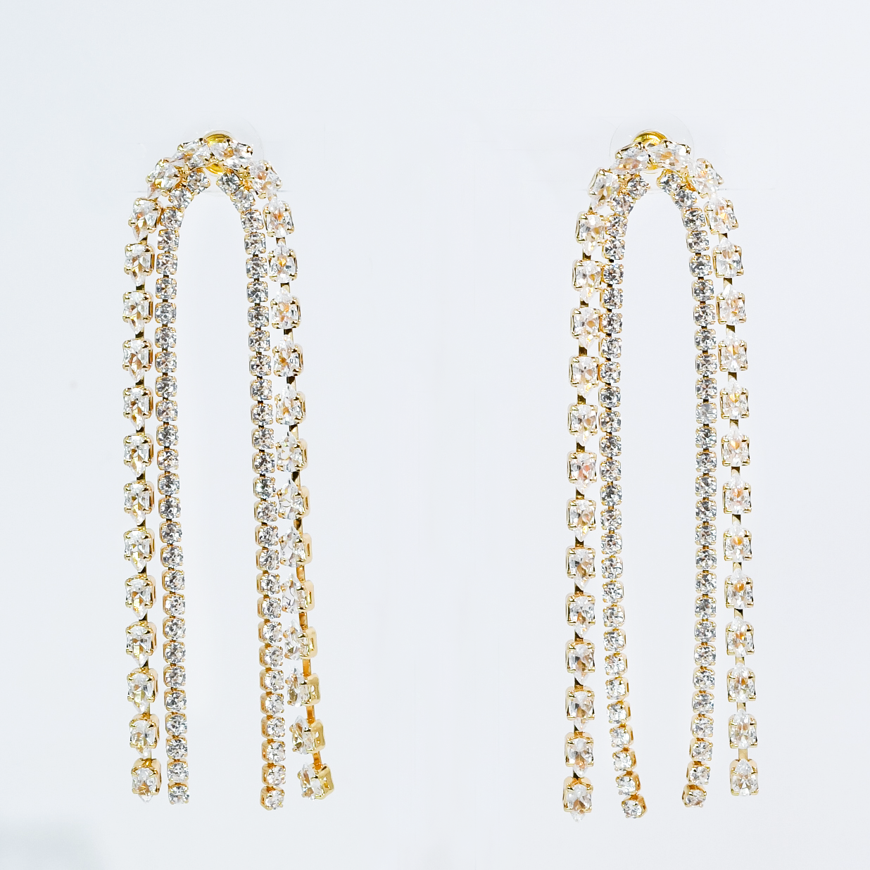 Crystal Cascade Earrings