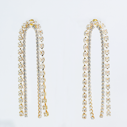 Crystal Cascade Earrings