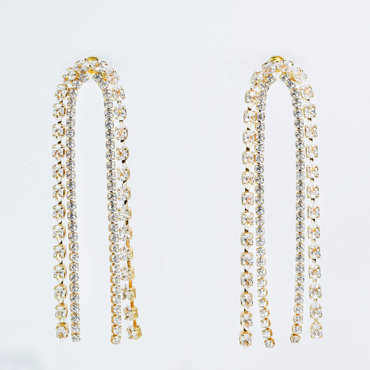 Crystal Cascade Earrings