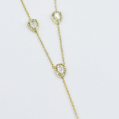 Crystal Y-Glow Necklace