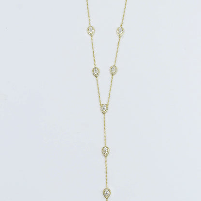Crystal Y-Glow Necklace