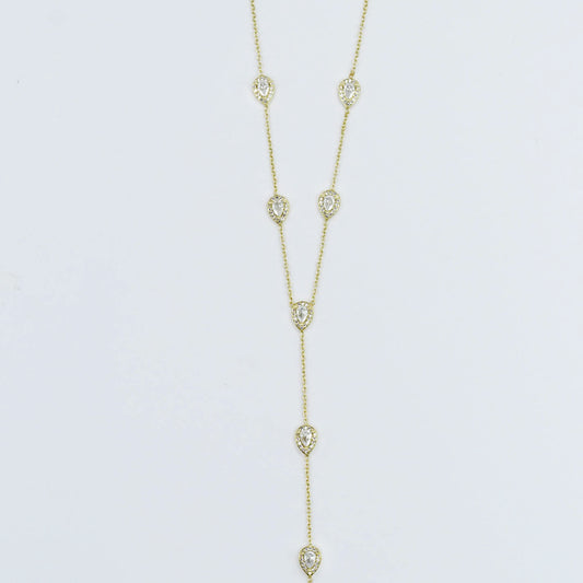 Crystal Y-Glow Necklace
